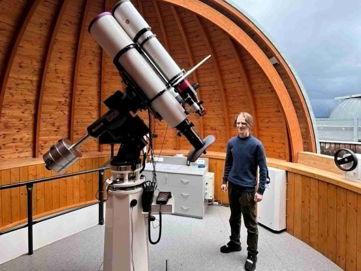 Vidí za roh časoprostoru. Mladý talent z Teplic bojuje o studium na americké akademii Foto: Hvězdárna a planetárium Teplice